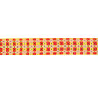 4cm Multi Colored Dots Polyester Jacquard Ribbon Trim
