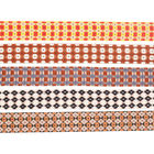 4cm Multi Colored Dots Polyester Jacquard Ribbon Trim