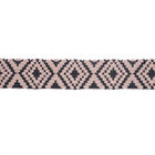 Oeko-Tex 100 4cm Tekstil Rumah Jacquard Woven Ribbon