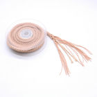 4mm 5mm 6mm Jalinan Polyester Cord Flat Knitting Pita Sempit